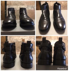 100% Authentic UGG Leather Zipper Boots